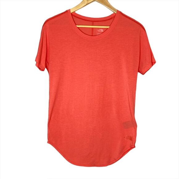 The North Face Workout Spiced Coral T-Shirt Blouse Size XS #NF0A3LMDHEY - Picture 3 of 13